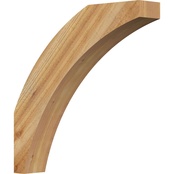 Ekena Millwork 4"W x 22"D x 22"H Thorton Rough Sawn Knee Brace, Western Red Cedar BRC04X22X22THR00RWR - main